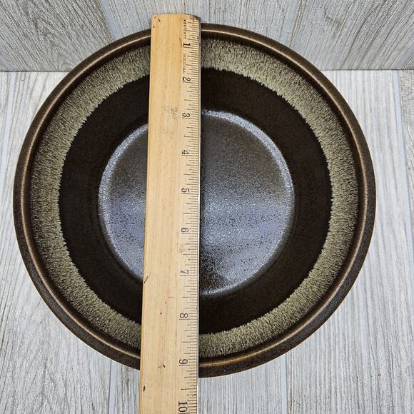 Mikasa Ultima Plus F2000 Round Vegetable Serving Bowl Dish‎ 9" Brown Tan Band - Picture 3 of 6